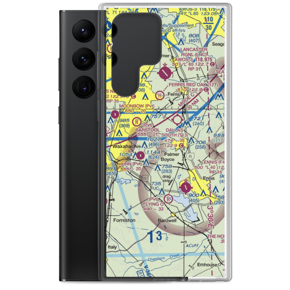 Harper Airport (8TX6) VFR Sectional Samsung Case Samsung Galaxy S22 Ultra model shown