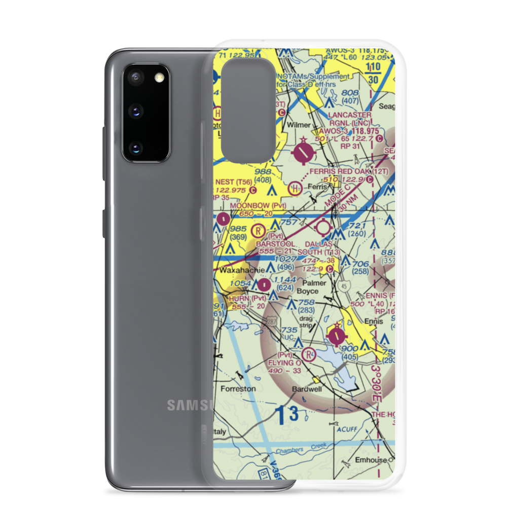 Harper Airport (8TX6) VFR Sectional Samsung Case Samsung Galaxy S20 model shown