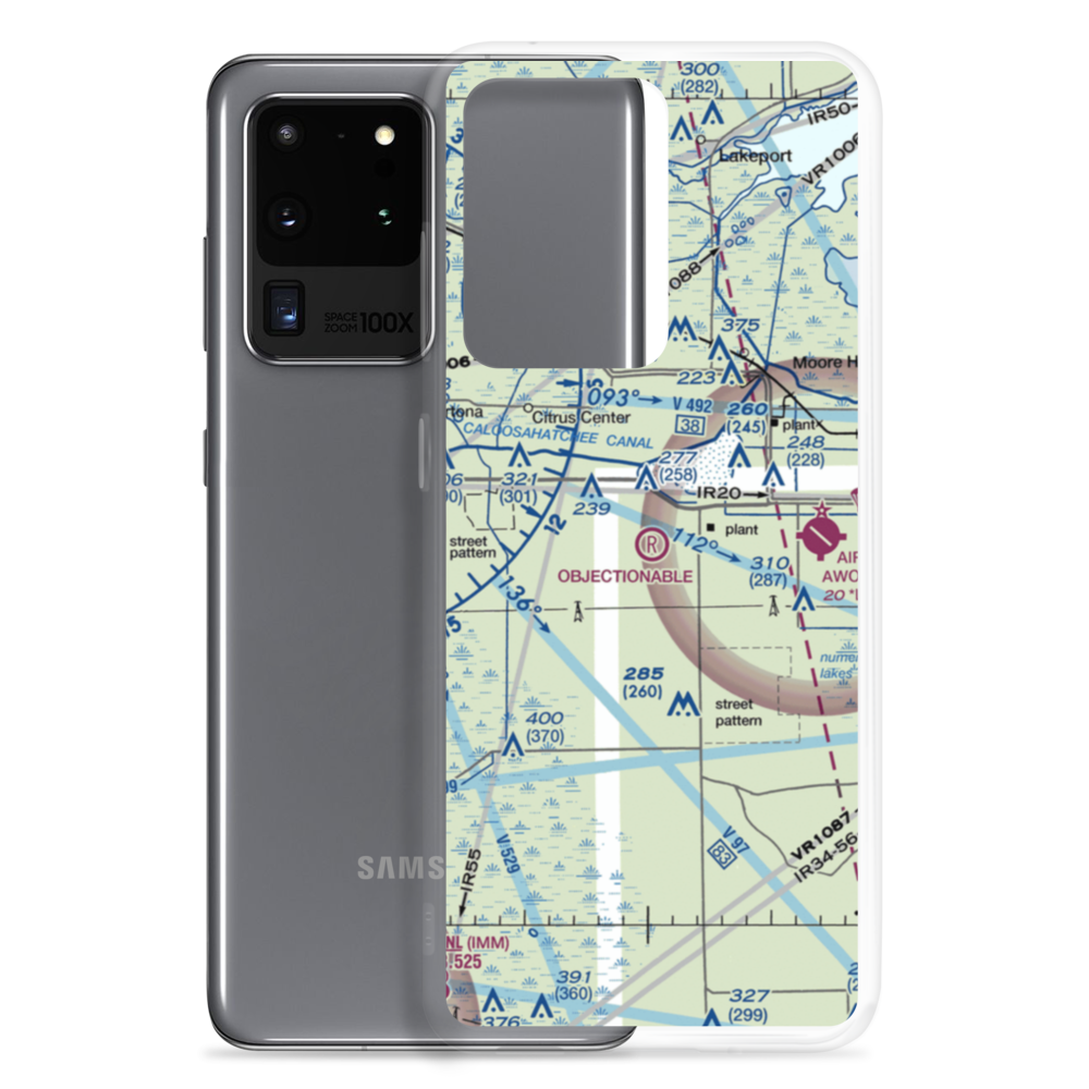 Harper's Fly-In Ranch Airport (0FL0) VFR Sectional Samsung Case Samsung Galaxy S20 Ultra model shown