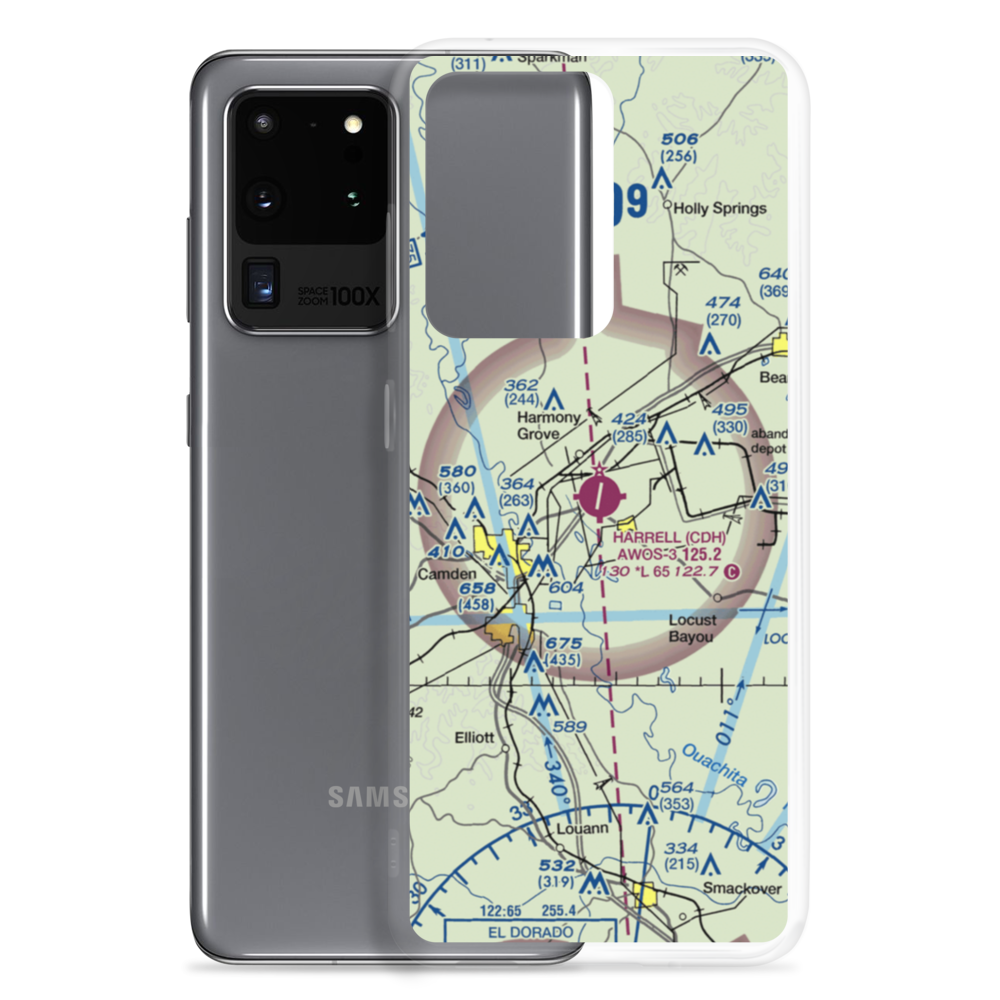 Harrell Field (CDH) VFR Sectional Samsung Case Samsung Galaxy S20 Ultra model shown