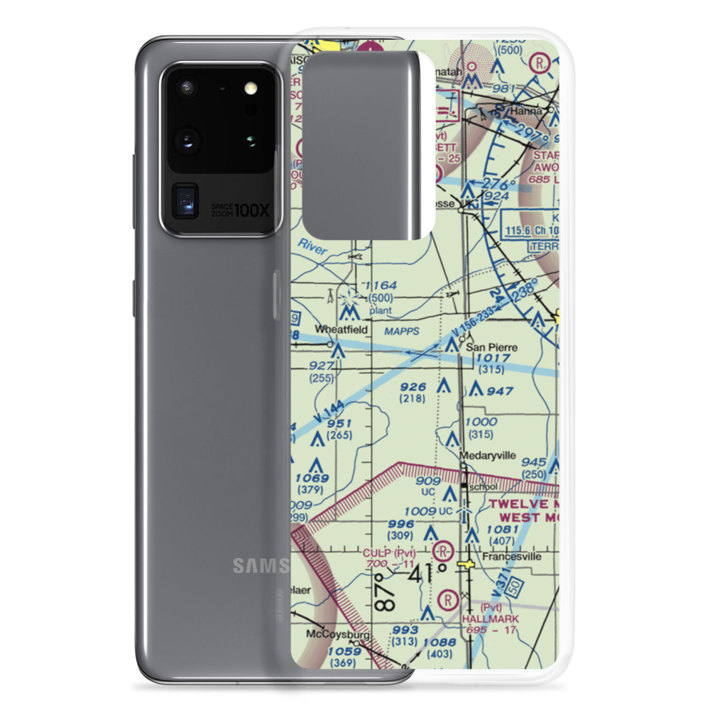 Harrington Field (16II) VFR Sectional Samsung Case Samsung Galaxy S20 Ultra model shown