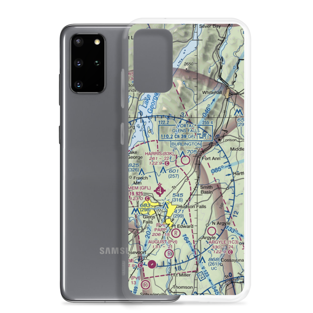 Harris Airport (83K) VFR Sectional Samsung Case Samsung Galaxy S20 Plus model shown