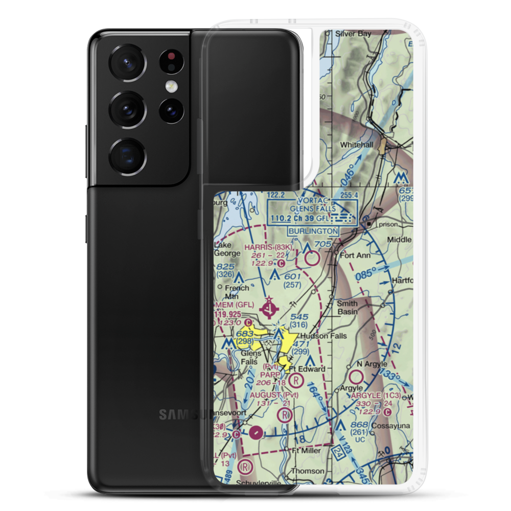 Harris Airport (83K) VFR Sectional Samsung Case Samsung Galaxy S21 Ultra model shown