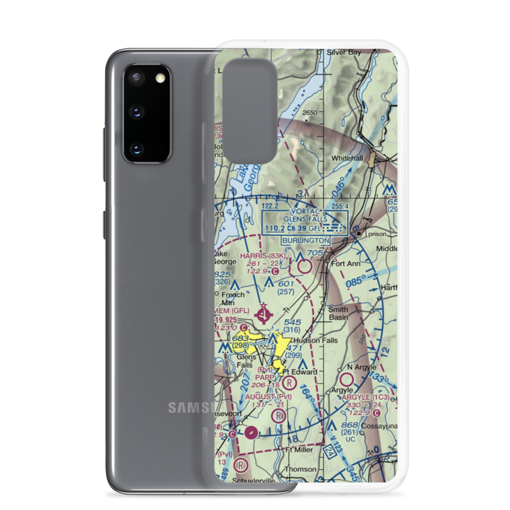 Harris Airport (83K) VFR Sectional Samsung Case Samsung Galaxy S20 model shown