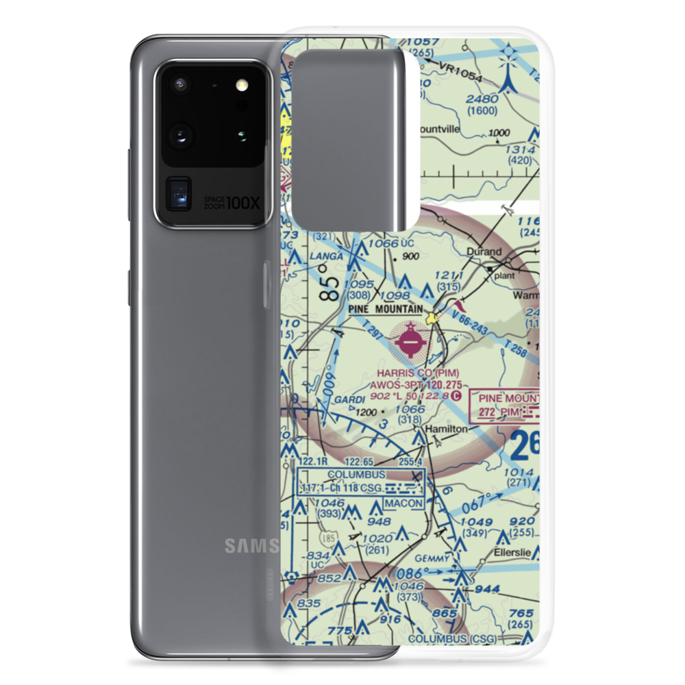 Harris County Airport (PIM) VFR Sectional Samsung Case Samsung Galaxy S20 Ultra model shown