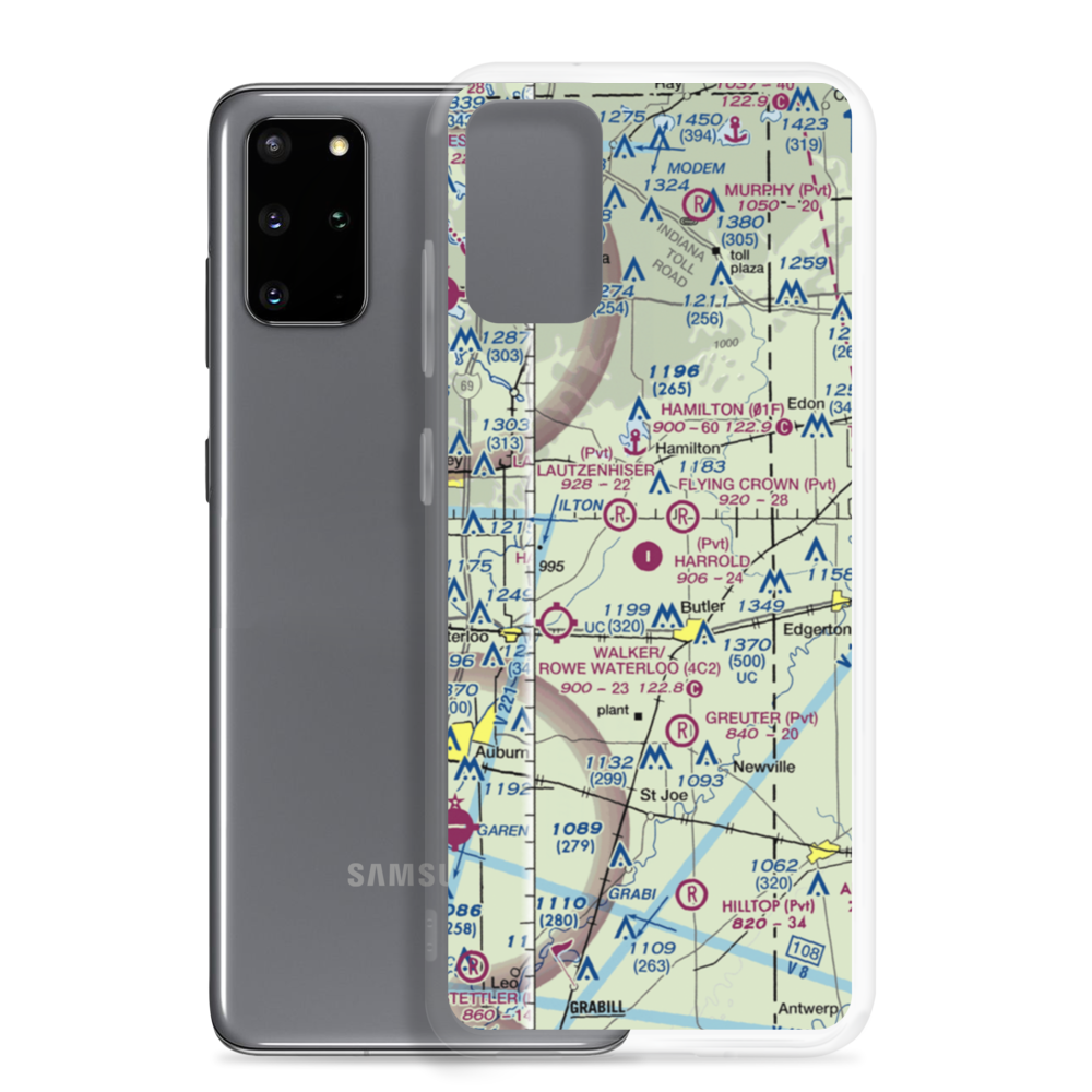 Harrold Airport (B25) VFR Sectional Samsung Case Samsung Galaxy S20 Plus model shown
