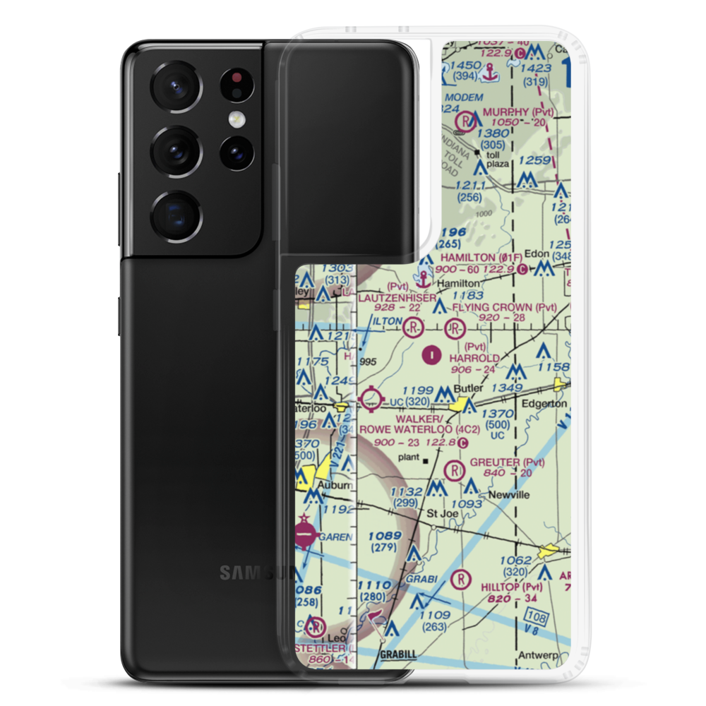 Harrold Airport (B25) VFR Sectional Samsung Case Samsung Galaxy S21 Ultra model shown