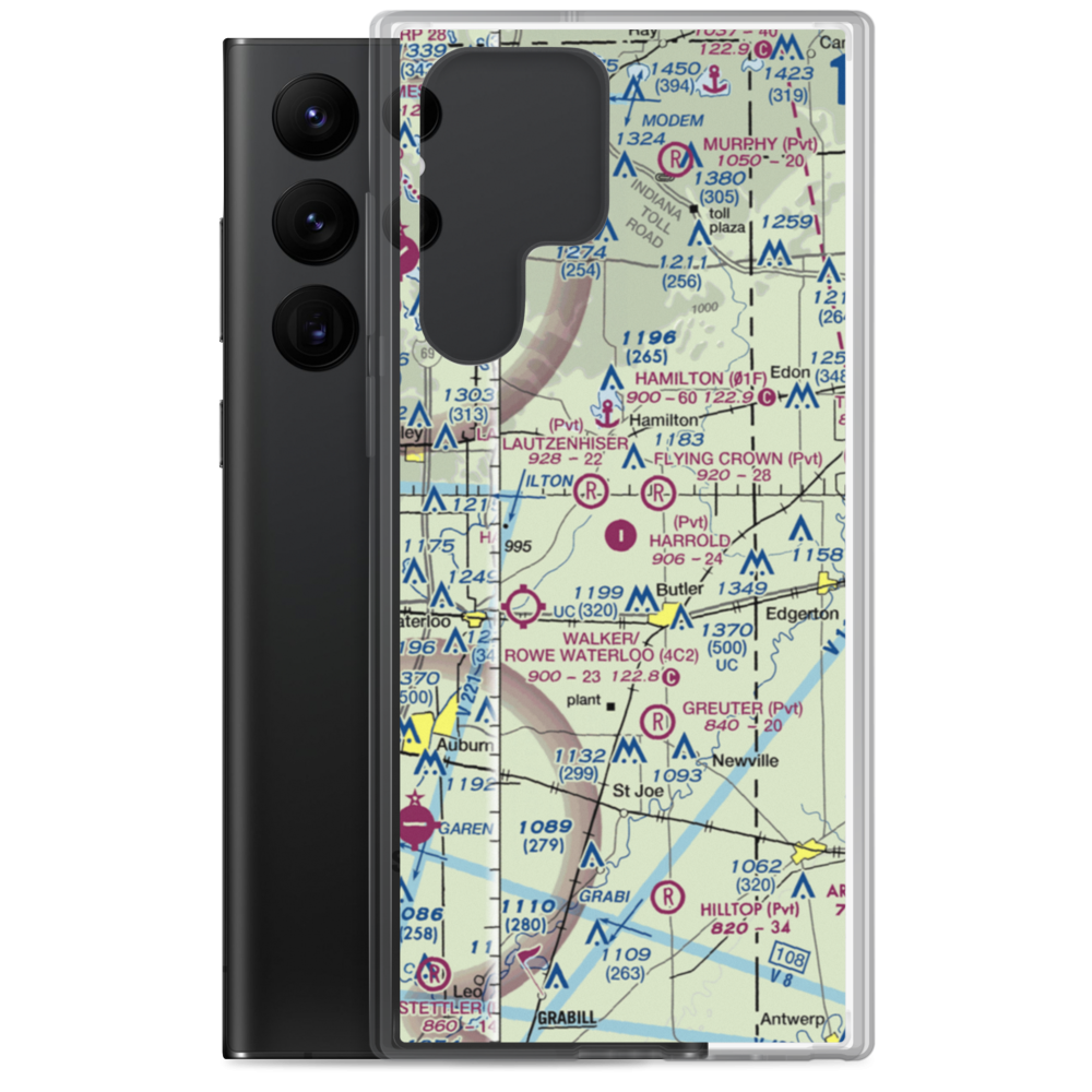 Harrold Airport (B25) VFR Sectional Samsung Case Samsung Galaxy S22 Ultra model shown