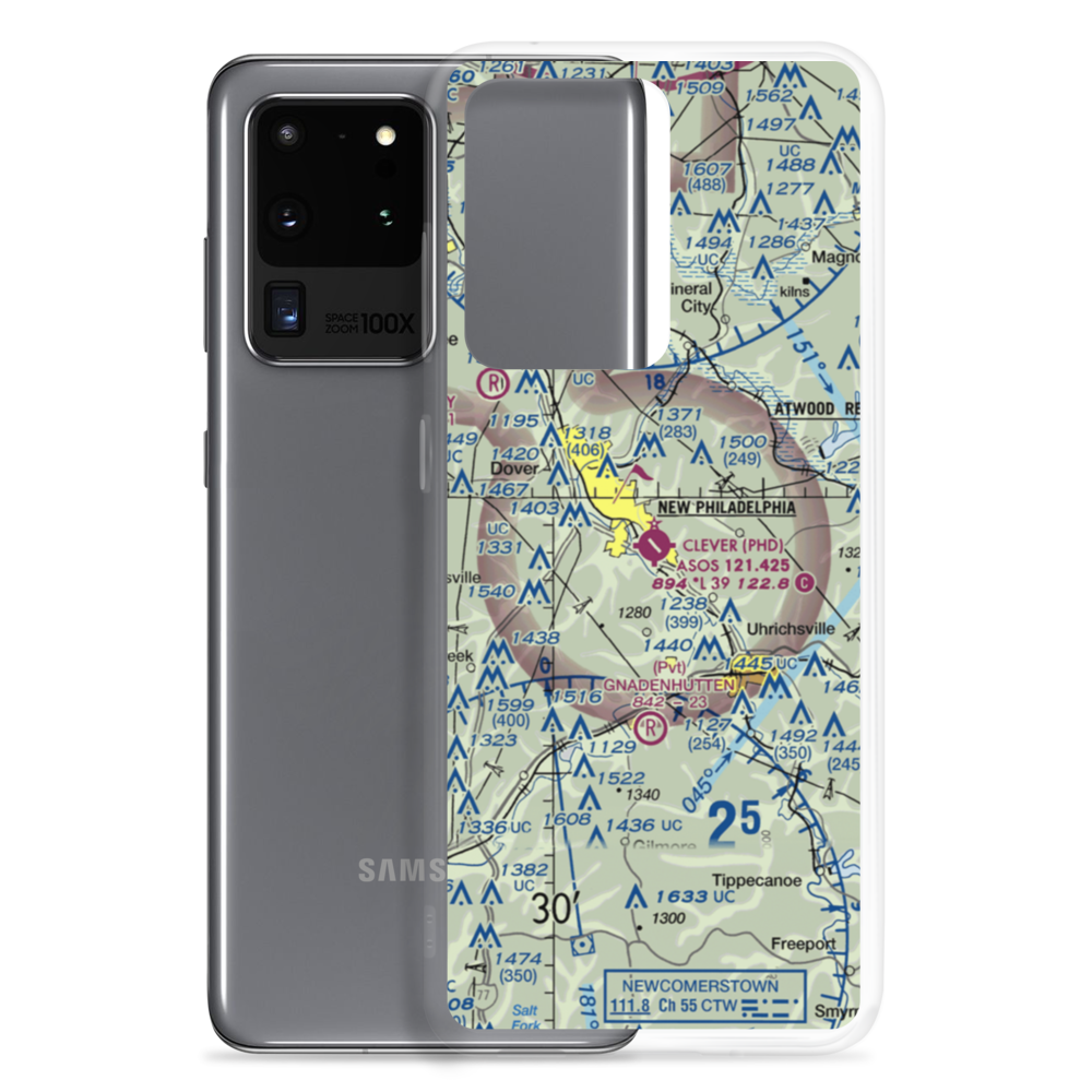Harry Clever Field (PHD) VFR Sectional Samsung Case Samsung Galaxy S20 Ultra model shown