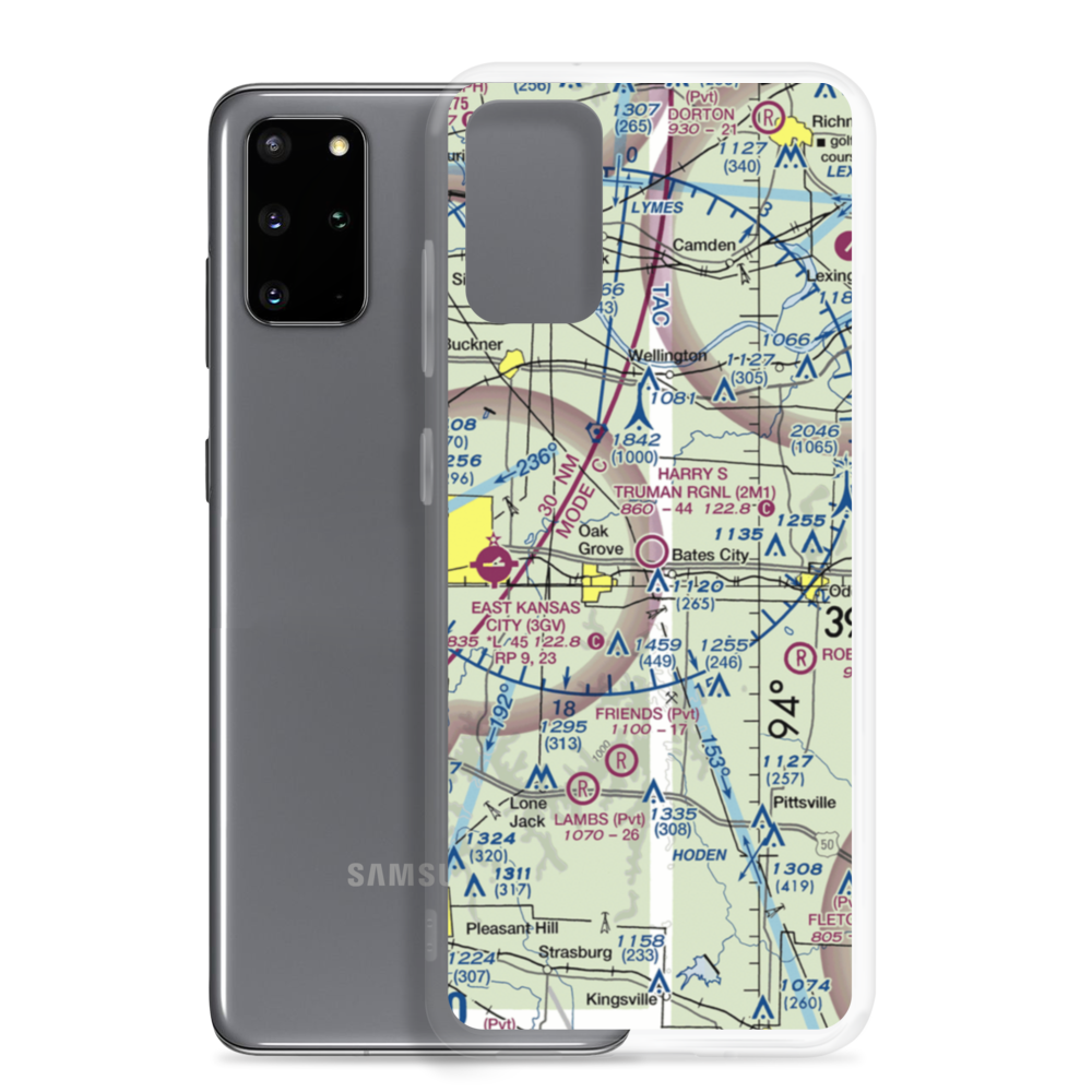 Harry S Truman Regional Airport (2M1) VFR Sectional Samsung Case Samsung Galaxy S20 Plus model shown
