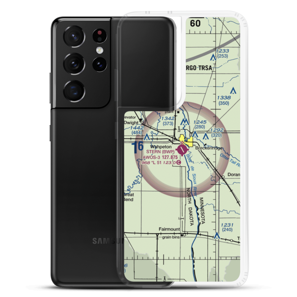 Harry Stern Airport (BWP) VFR Sectional Samsung Case Samsung Galaxy S21 Ultra model shown