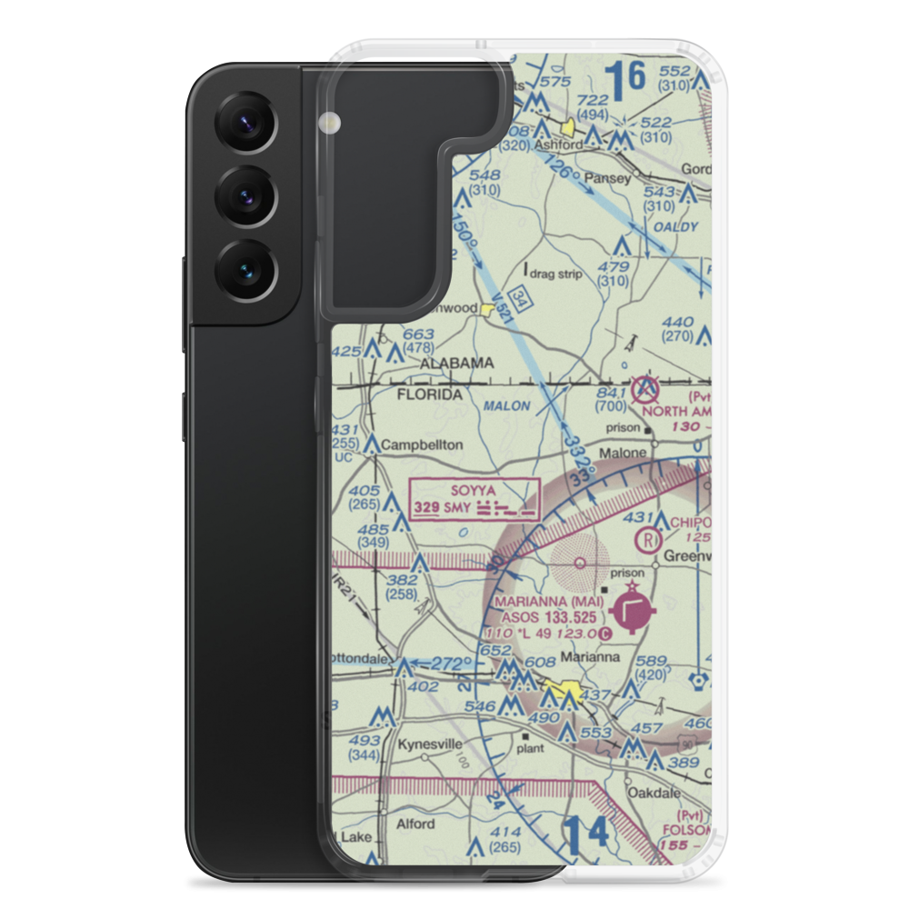 Hart Airport (3FL8) VFR Sectional Samsung Case Samsung Galaxy S22 Plus model shown