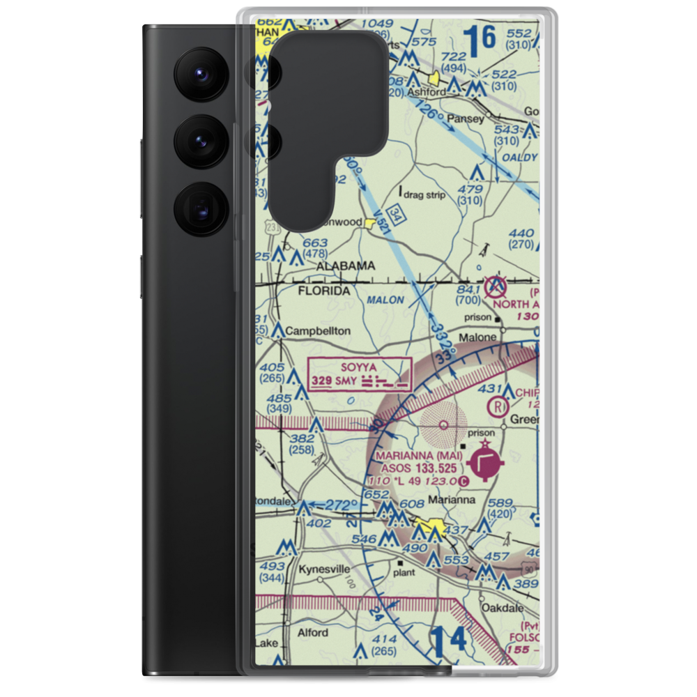 Hart Airport (3FL8) VFR Sectional Samsung Case Samsung Galaxy S22 Ultra model shown