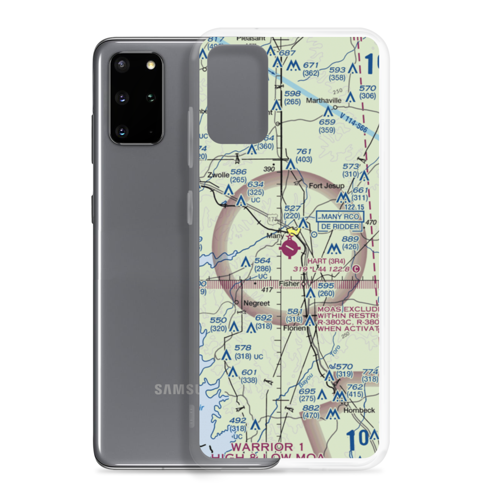 Hart Airport (3R4) VFR Sectional Samsung Case Samsung Galaxy S20 Plus model shown