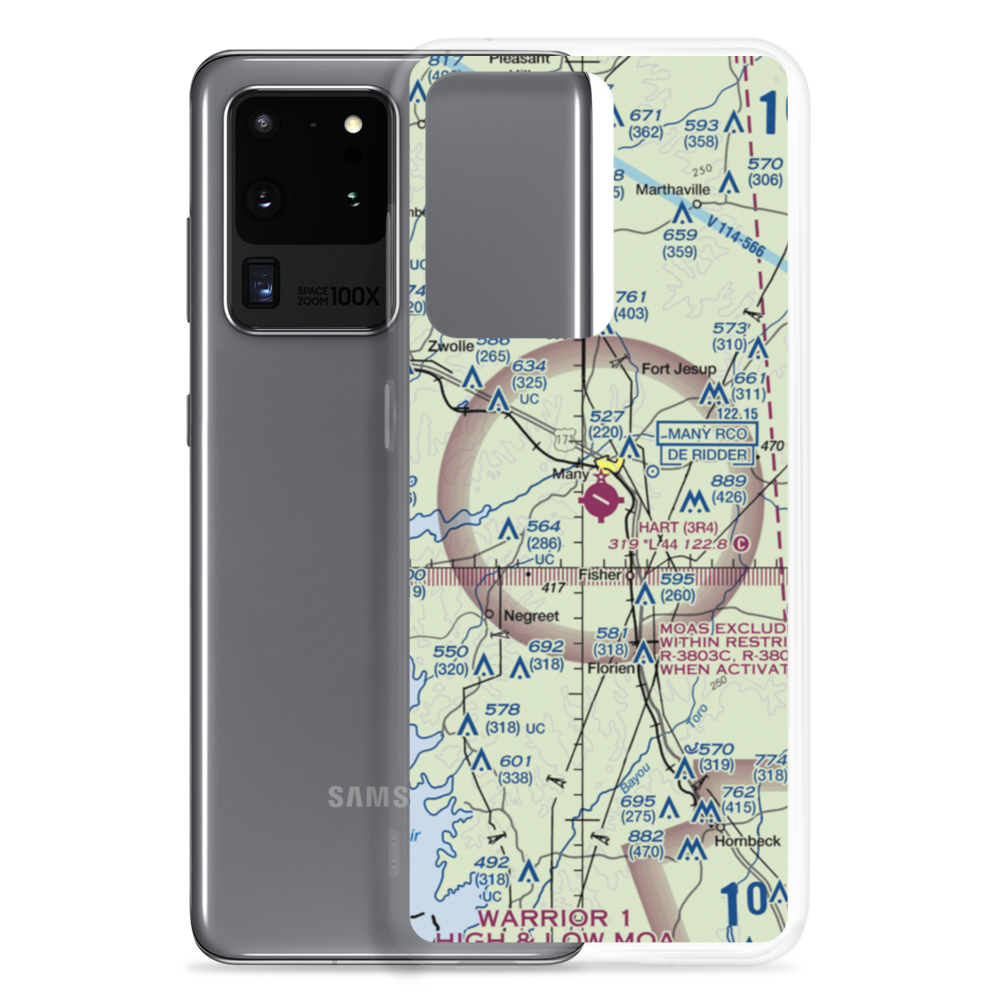 Hart Airport (3R4) VFR Sectional Samsung Case Samsung Galaxy S20 Ultra model shown