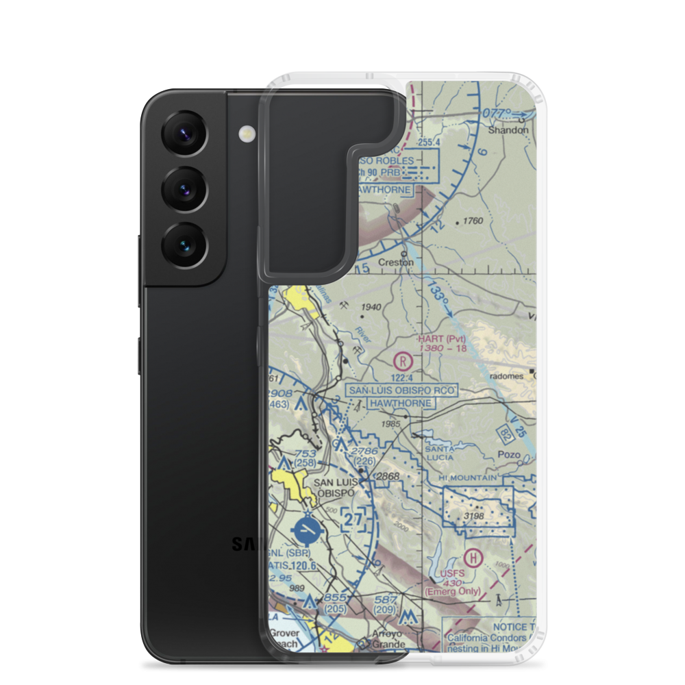 Hart Ranch Airport (5CL1) VFR Sectional Samsung Case Samsung Galaxy S22 model shown