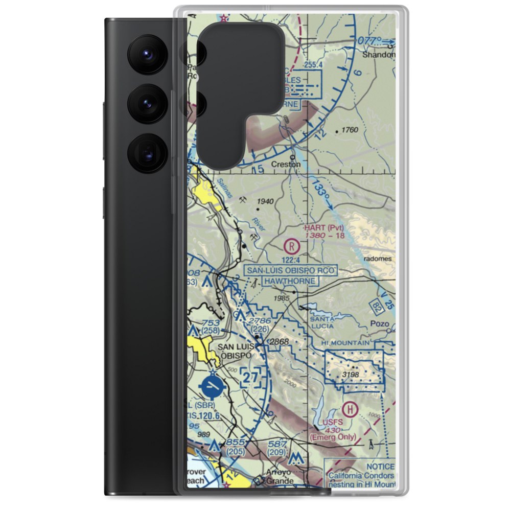 Hart Ranch Airport (5CL1) VFR Sectional Samsung Case Samsung Galaxy S22 Ultra model shown