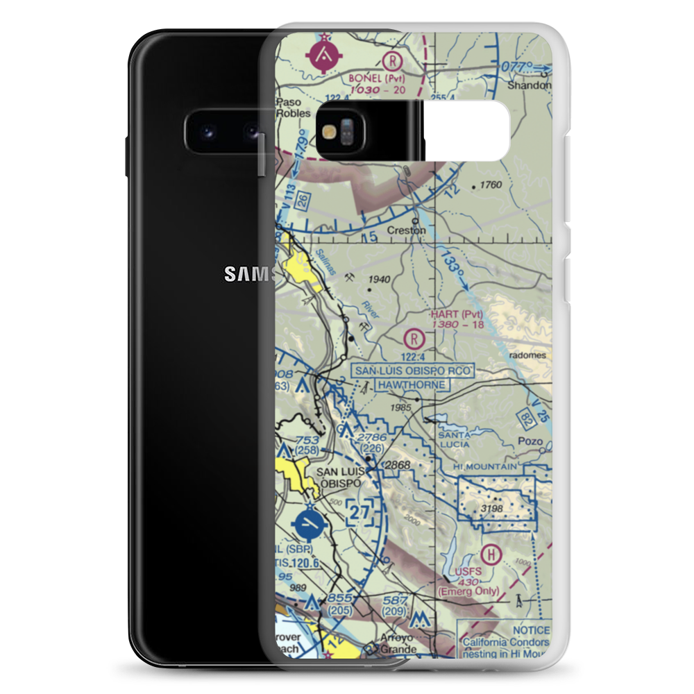 Hart Ranch Airport (5CL1) VFR Sectional Samsung Case Samsung Galaxy S10+ model shown