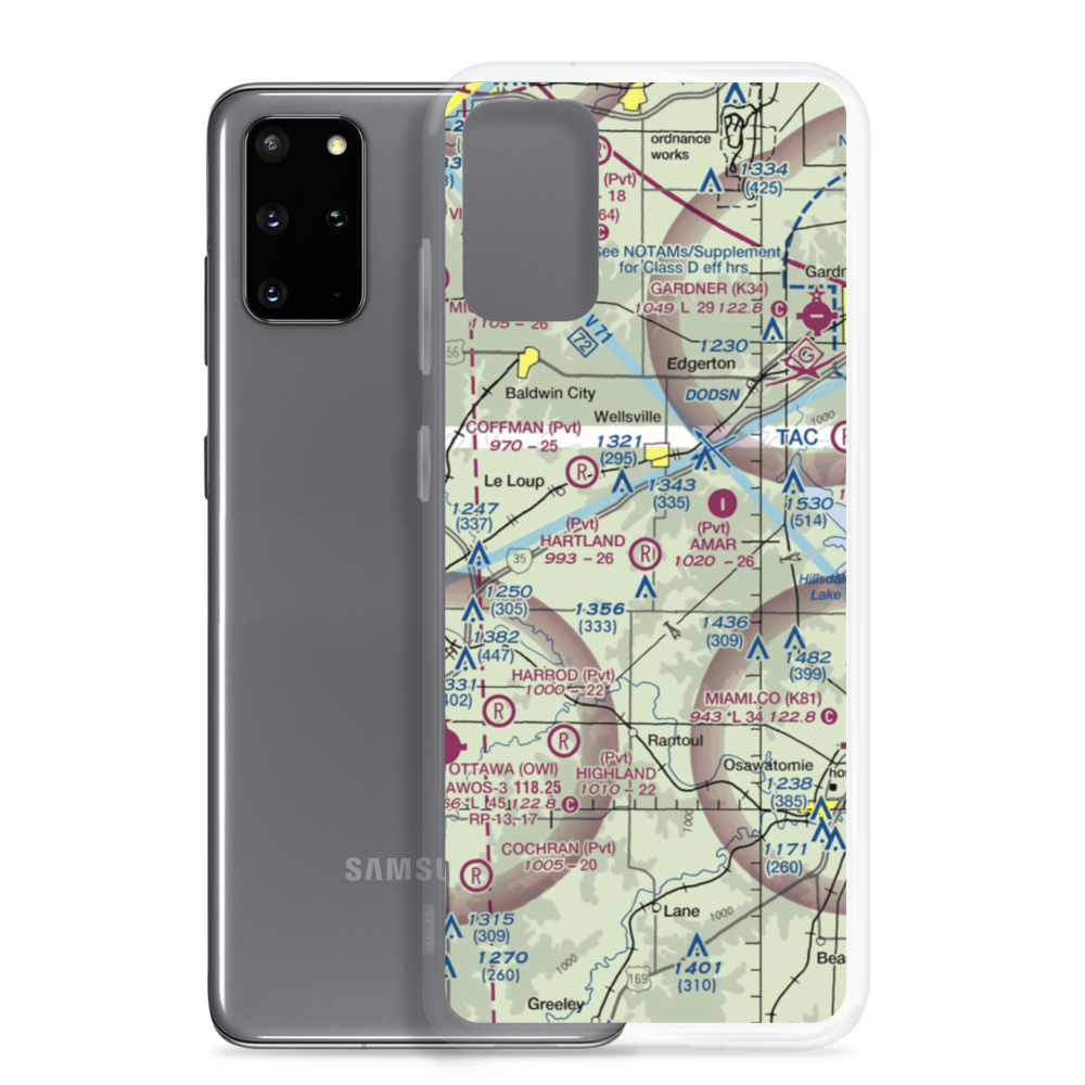 Hartland Airport (9KS1) VFR Sectional Samsung Case Samsung Galaxy S20 Plus model shown