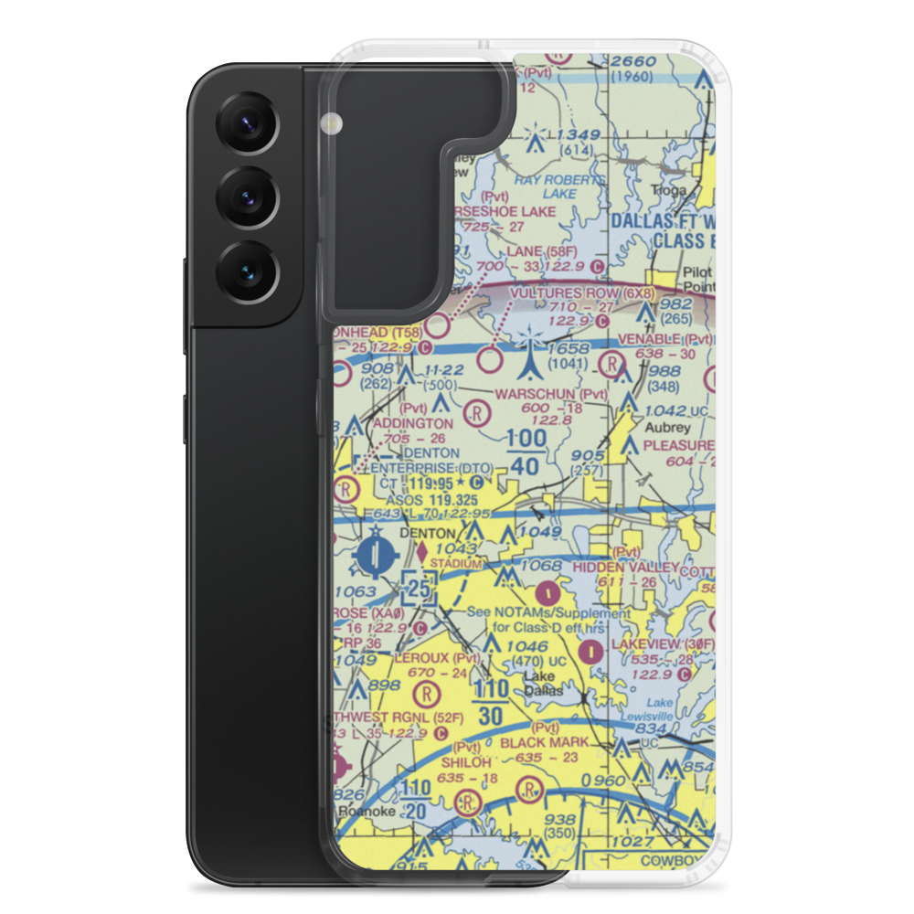 Hartlee Field (3XS0) VFR Sectional Samsung Case Samsung Galaxy S22 Plus model shown