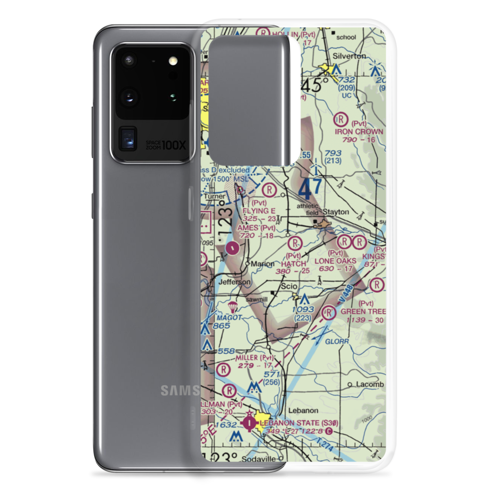 Hatch Airport (5OR8) VFR Sectional Samsung Case Samsung Galaxy S20 Ultra model shown