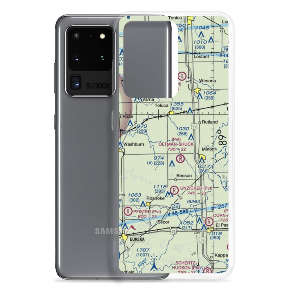 Hattan Farms Airport (4IS6) VFR Sectional Samsung Case Samsung Galaxy S20 Ultra model shown