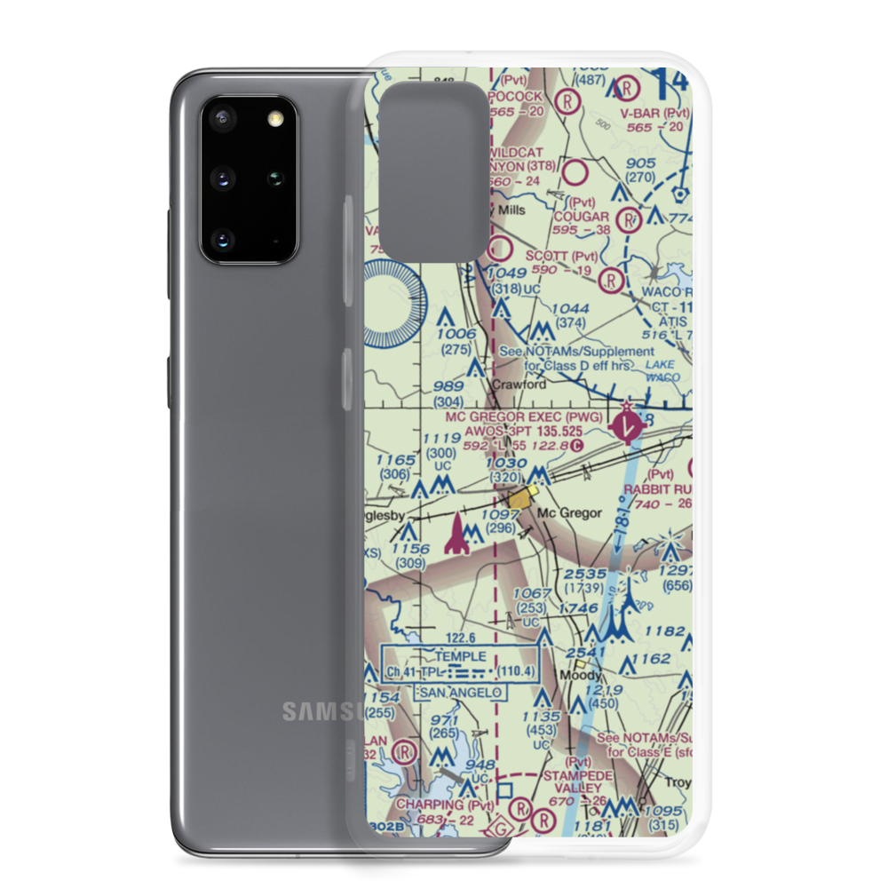 Havelka Haven Airport (XS57) VFR Sectional Samsung Case Samsung Galaxy S20 Plus model shown