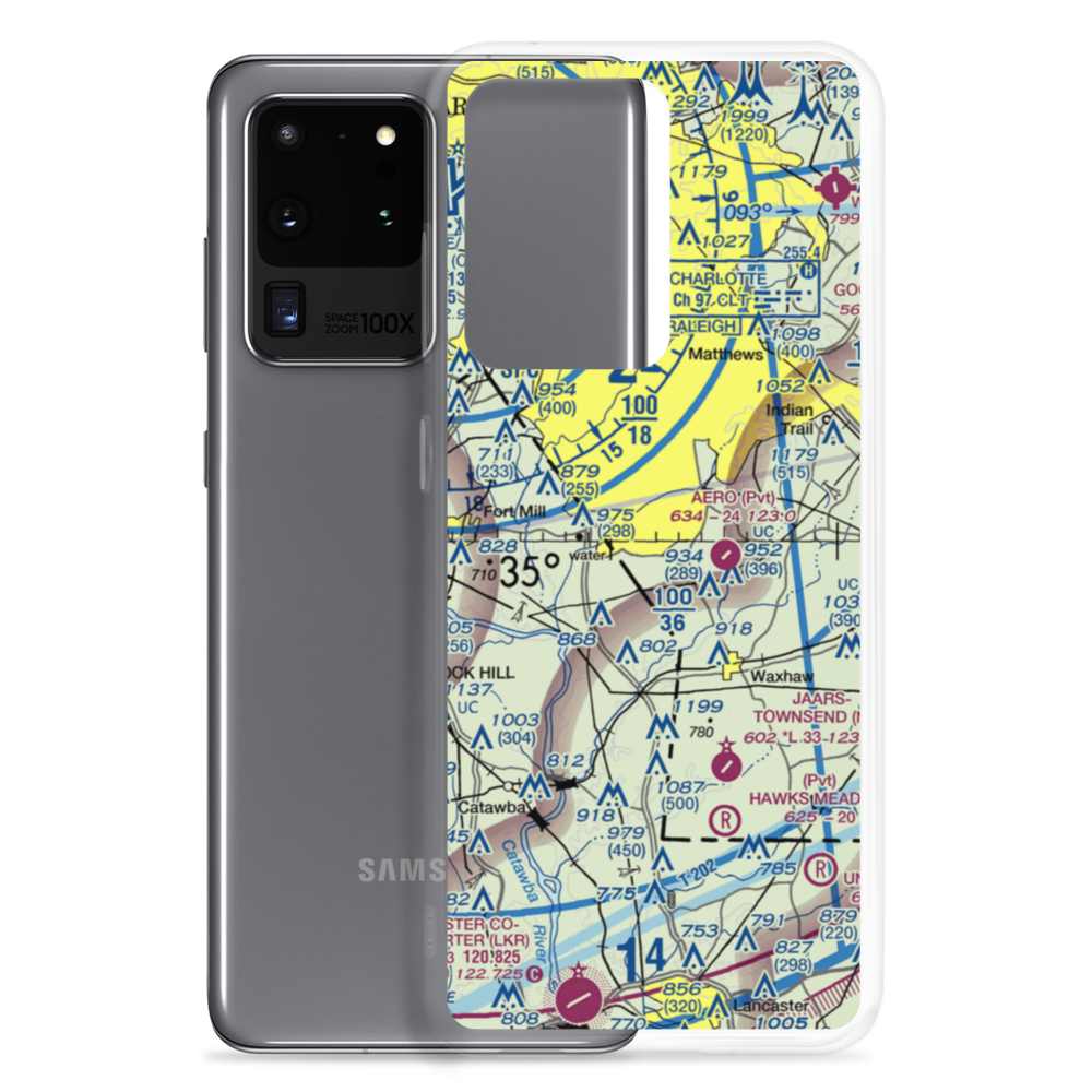 Hawk's Knoll Airport (2NC1) VFR Sectional Samsung Case Samsung Galaxy S20 Ultra model shown