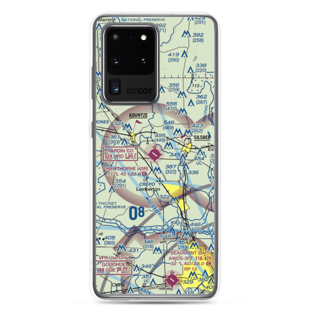 Hawthorne Field (45R) VFR Sectional Samsung Case Samsung Galaxy S20 Ultra model shown