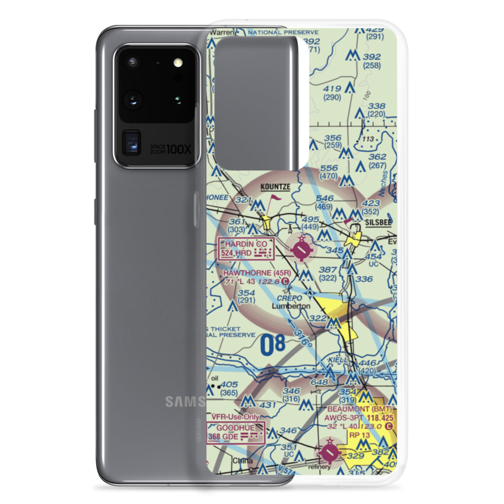 Hawthorne Field (45R) VFR Sectional Samsung Case Samsung Galaxy S20 Ultra model shown