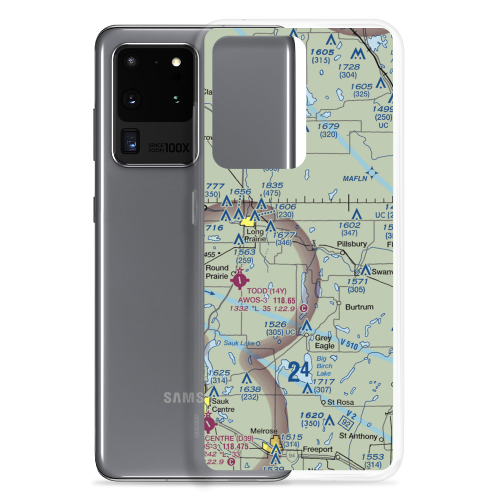 Hay Acres Airport (1MN2) VFR Sectional Samsung Case Samsung Galaxy S20 Ultra model shown