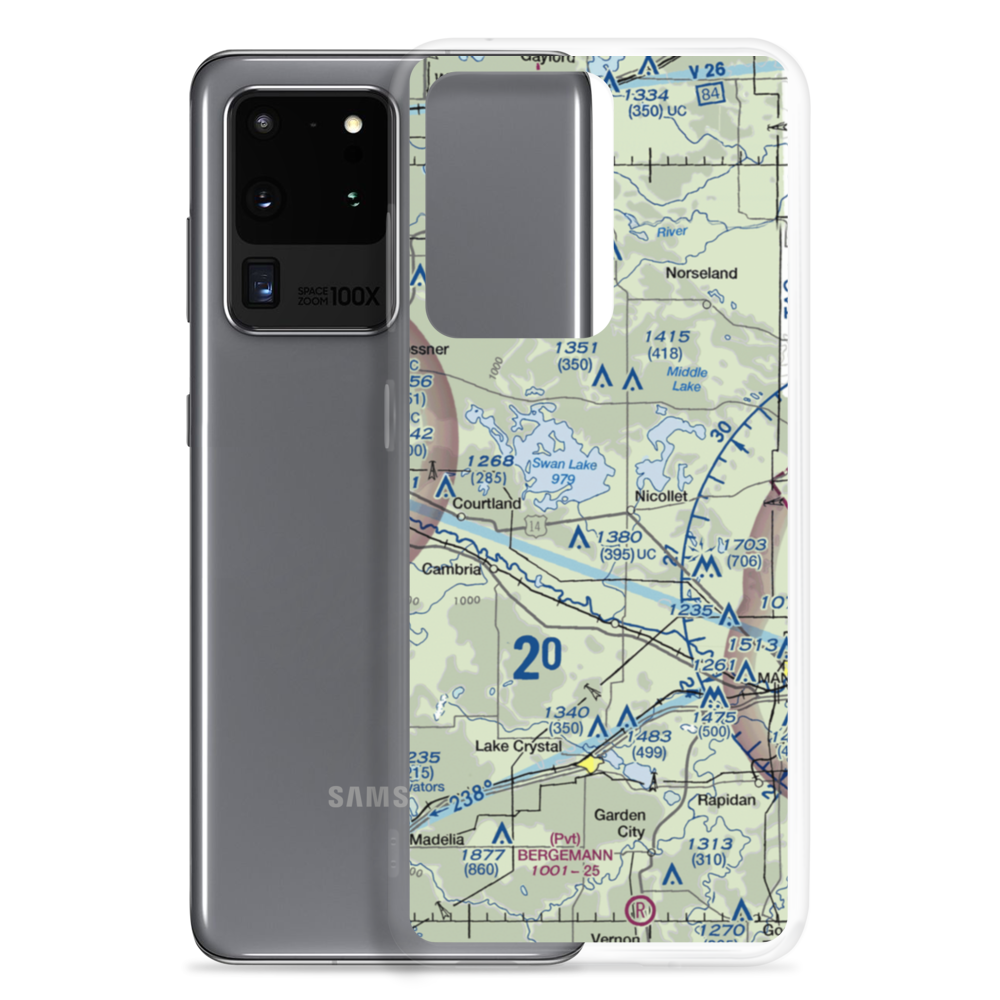 Hay Shakers Airport (MY46) VFR Sectional Samsung Case Samsung Galaxy S20 Ultra model shown