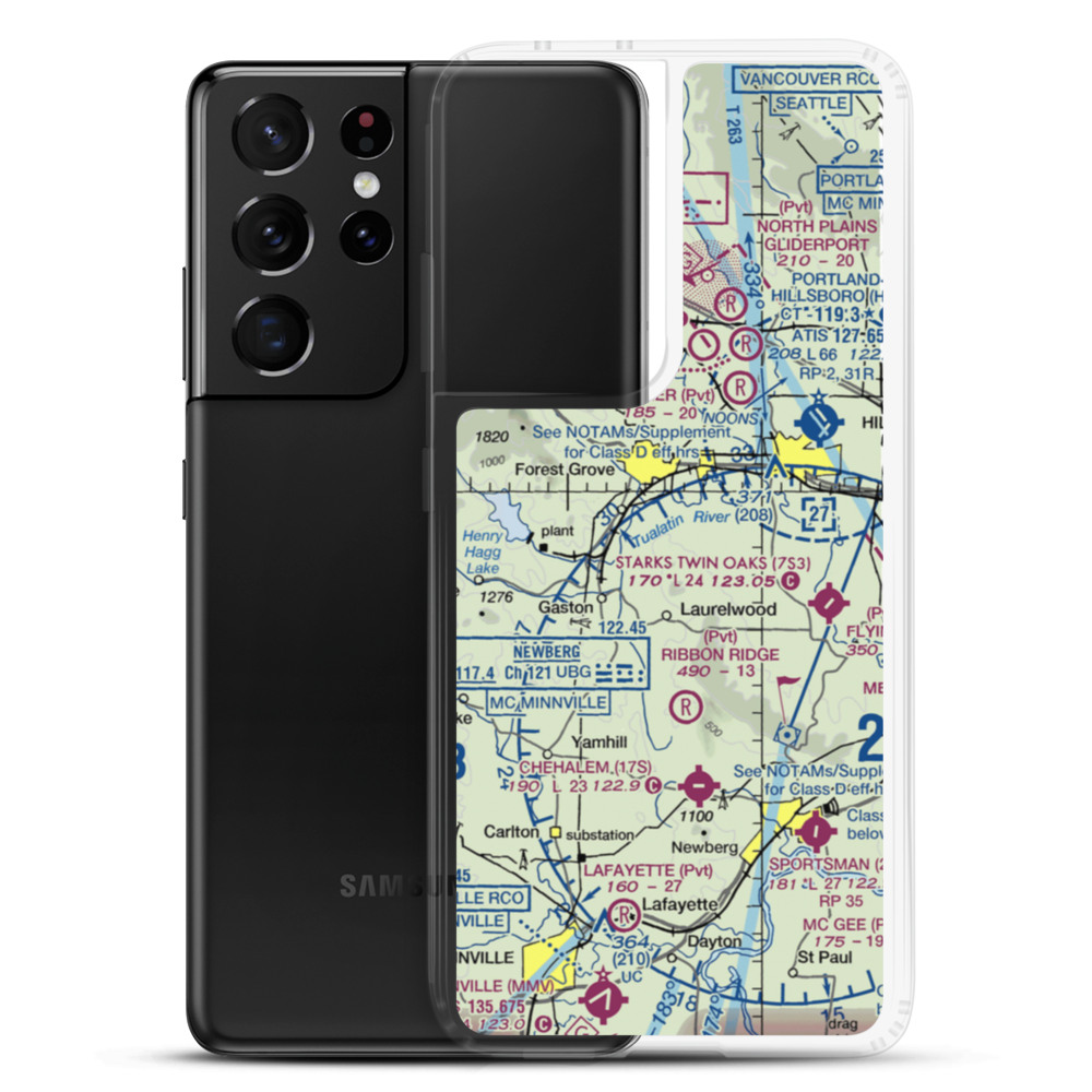 Hayden Mountain Airport (06OR) VFR Sectional Samsung Case Samsung Galaxy S21 Ultra model shown