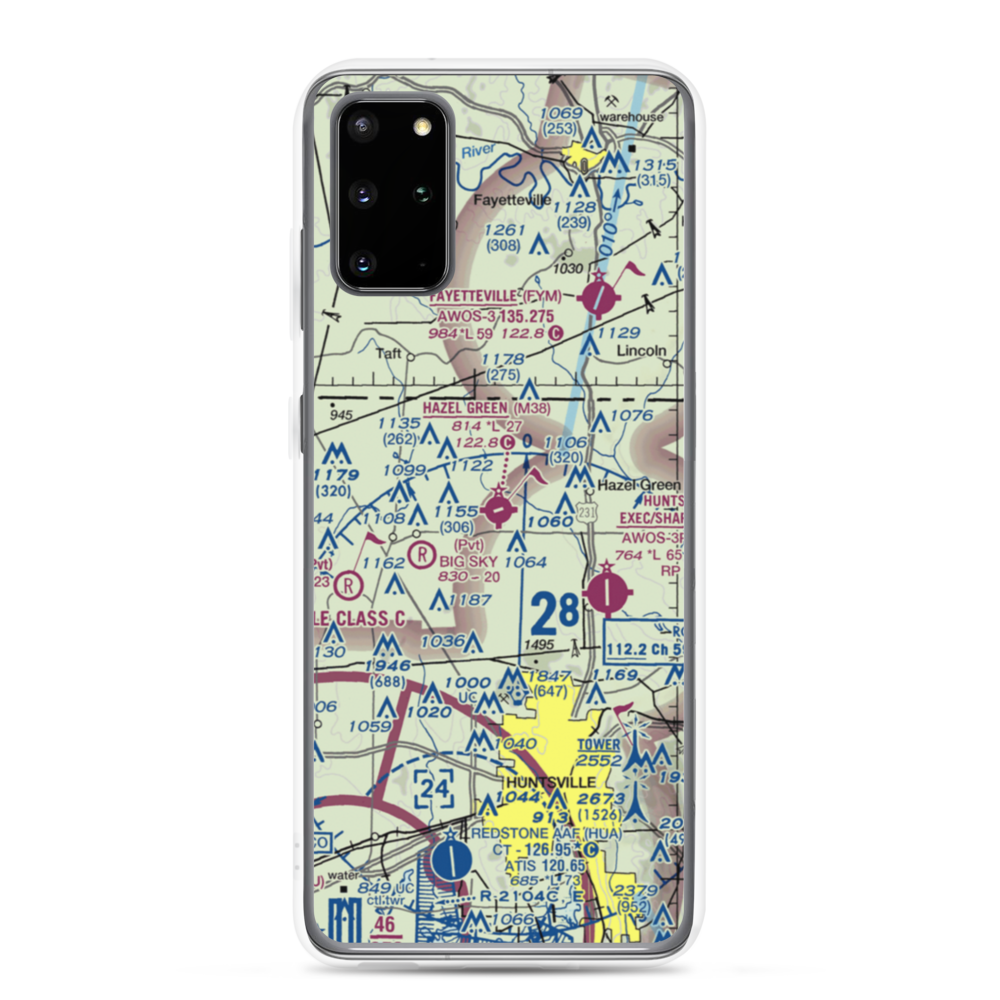 Hazel Green Airport (M38) VFR Sectional Samsung Case Samsung Galaxy S20 Plus model shown