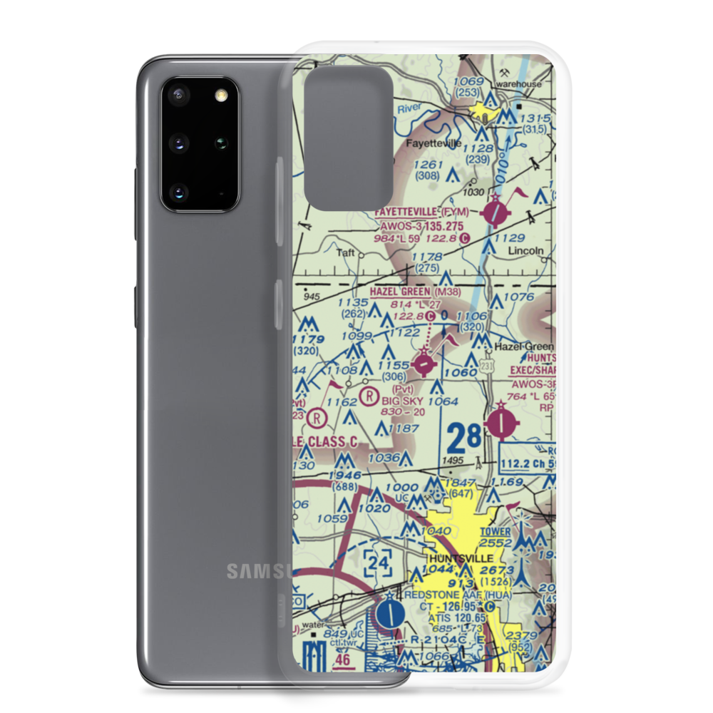 Hazel Green Airport (M38) VFR Sectional Samsung Case Samsung Galaxy S20 Plus model shown