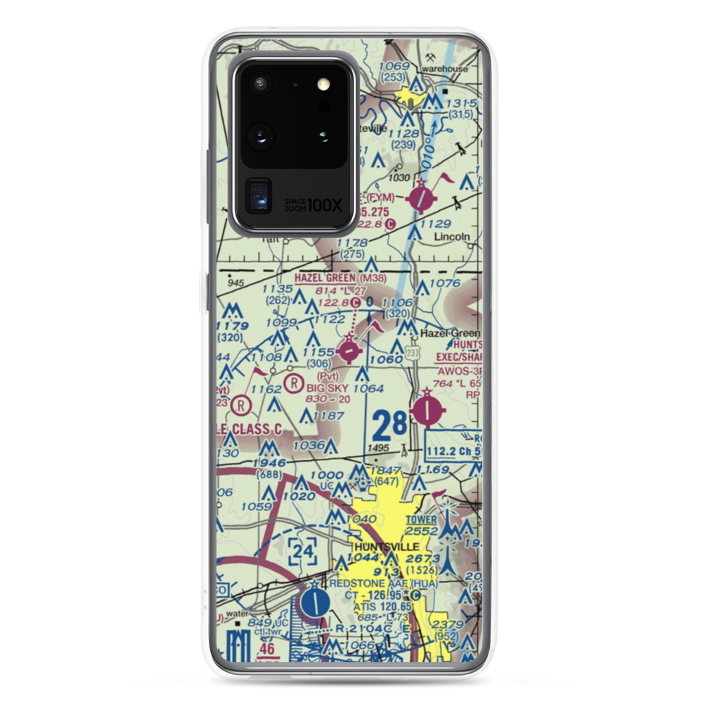 Hazel Green Airport (M38) VFR Sectional Samsung Case Samsung Galaxy S20 Ultra model shown