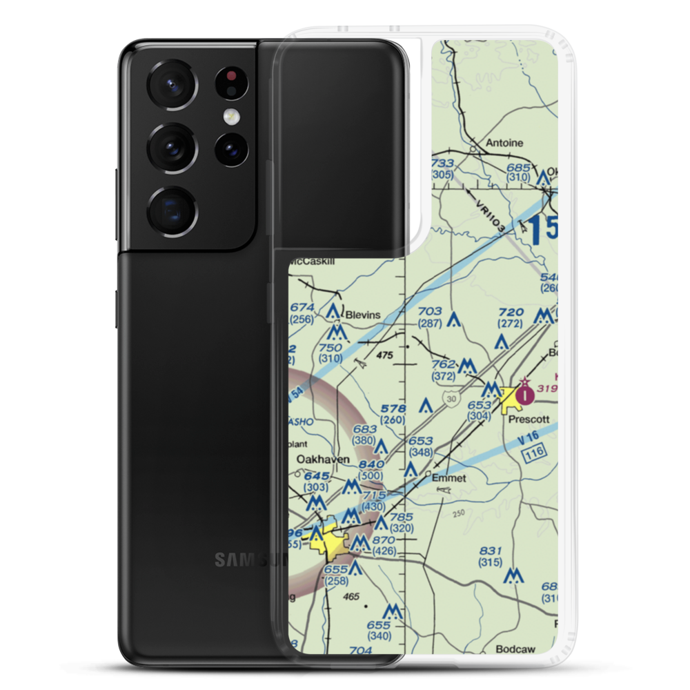 Head Airfield (2AR7) VFR Sectional Samsung Case Samsung Galaxy S21 Ultra model shown