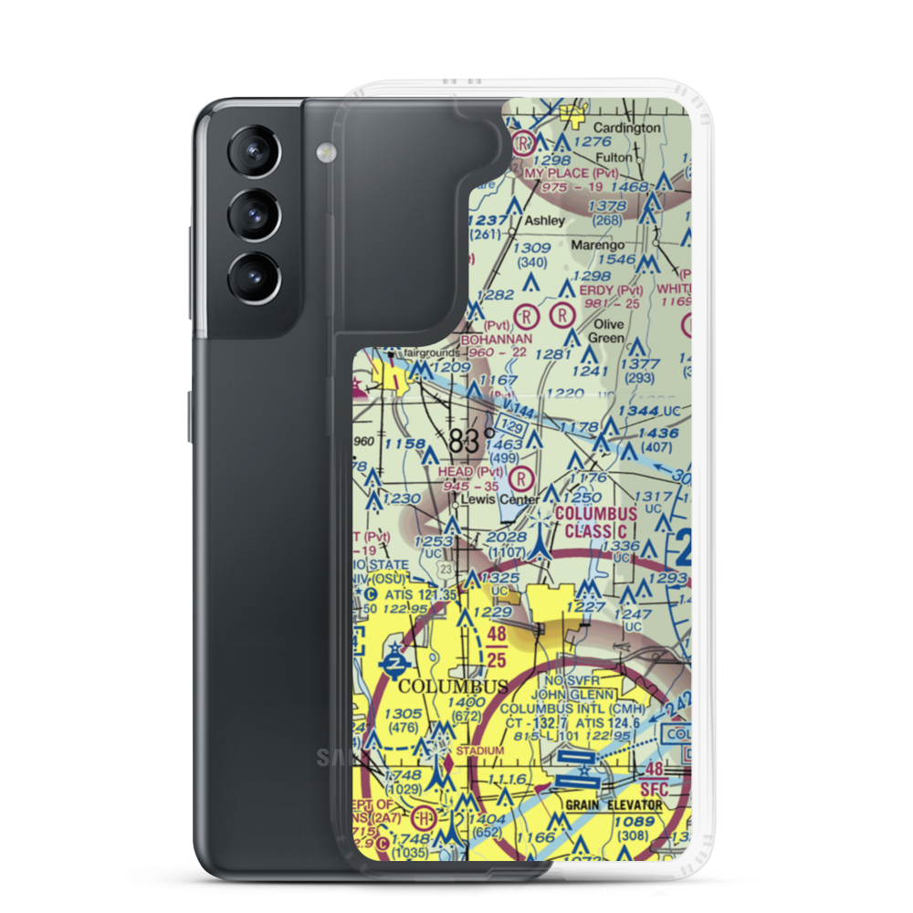 Head Field (OH44) VFR Sectional Samsung Case Samsung Galaxy S21 model shown