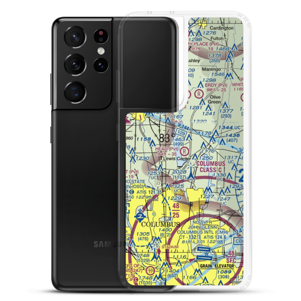 Head Field (OH44) VFR Sectional Samsung Case Samsung Galaxy S21 Ultra model shown