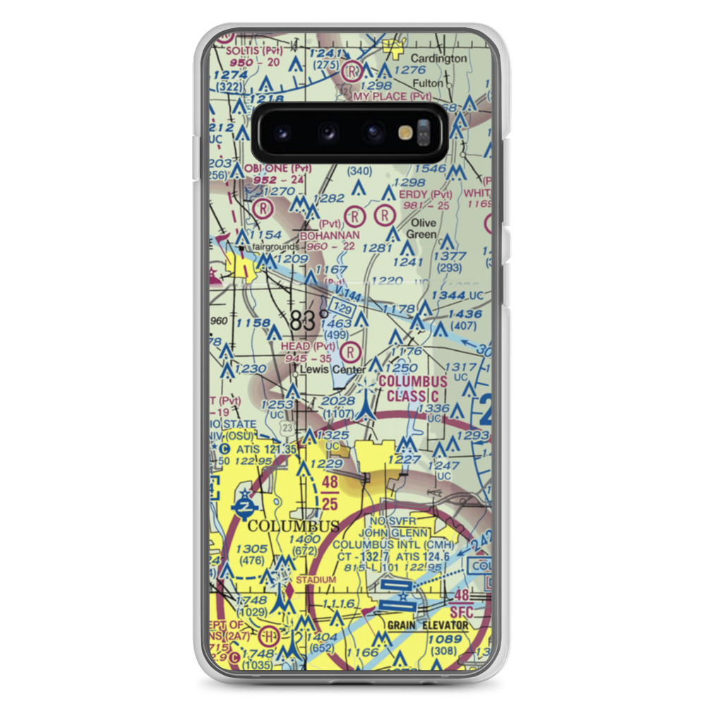 Head Field (OH44) VFR Sectional Samsung Case Samsung Galaxy S10+ model shown