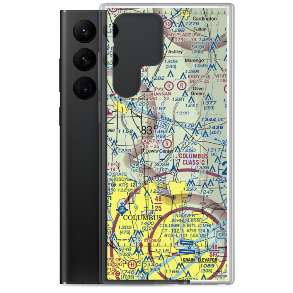 Head Field (OH44) VFR Sectional Samsung Case Samsung Galaxy S22 Ultra model shown