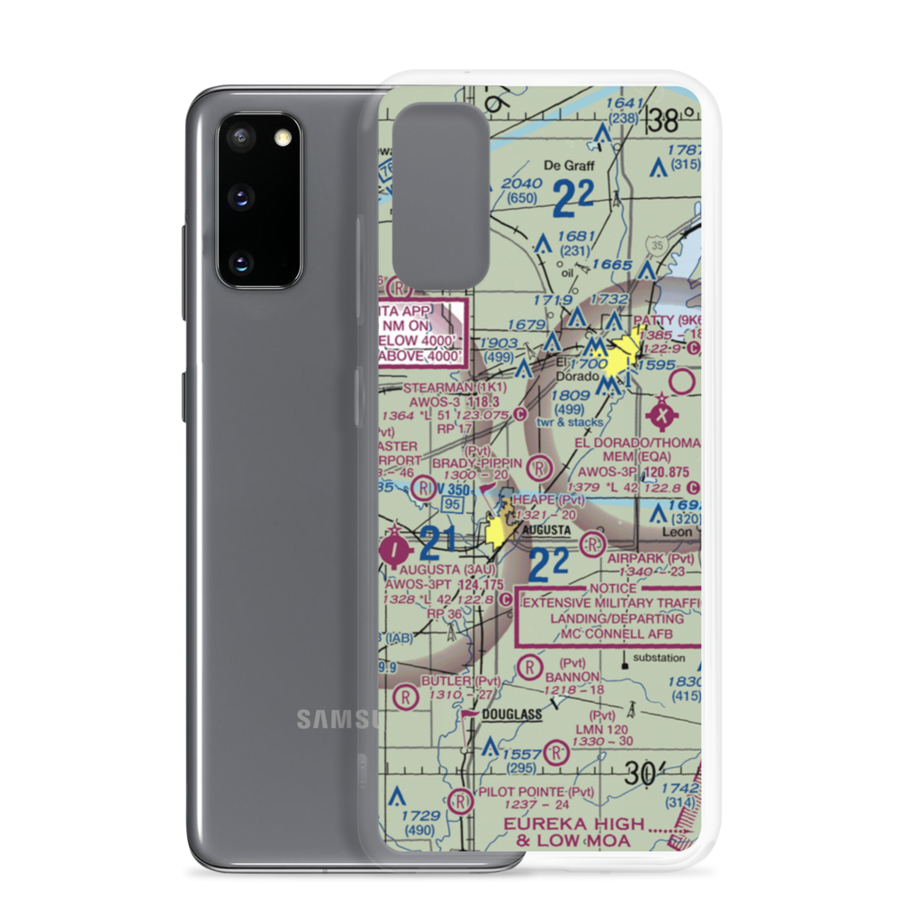 Heape Field (07KS) VFR Sectional Samsung Case Samsung Galaxy S20 model shown