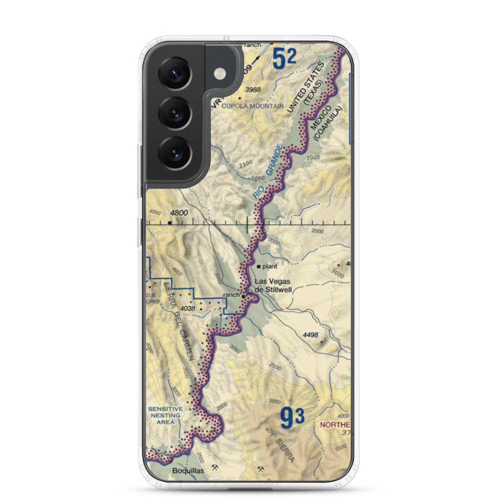 Heath Canyon Airport (1XS7) VFR Sectional Samsung Case Samsung Galaxy S22 Plus model shown