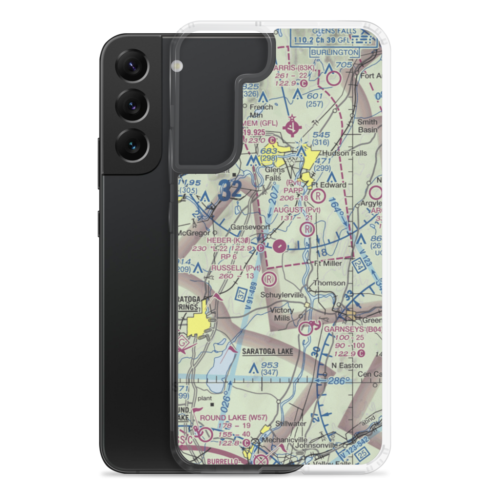 Heber Airpark (K30) VFR Sectional Samsung Case Samsung Galaxy S22 Plus model shown
