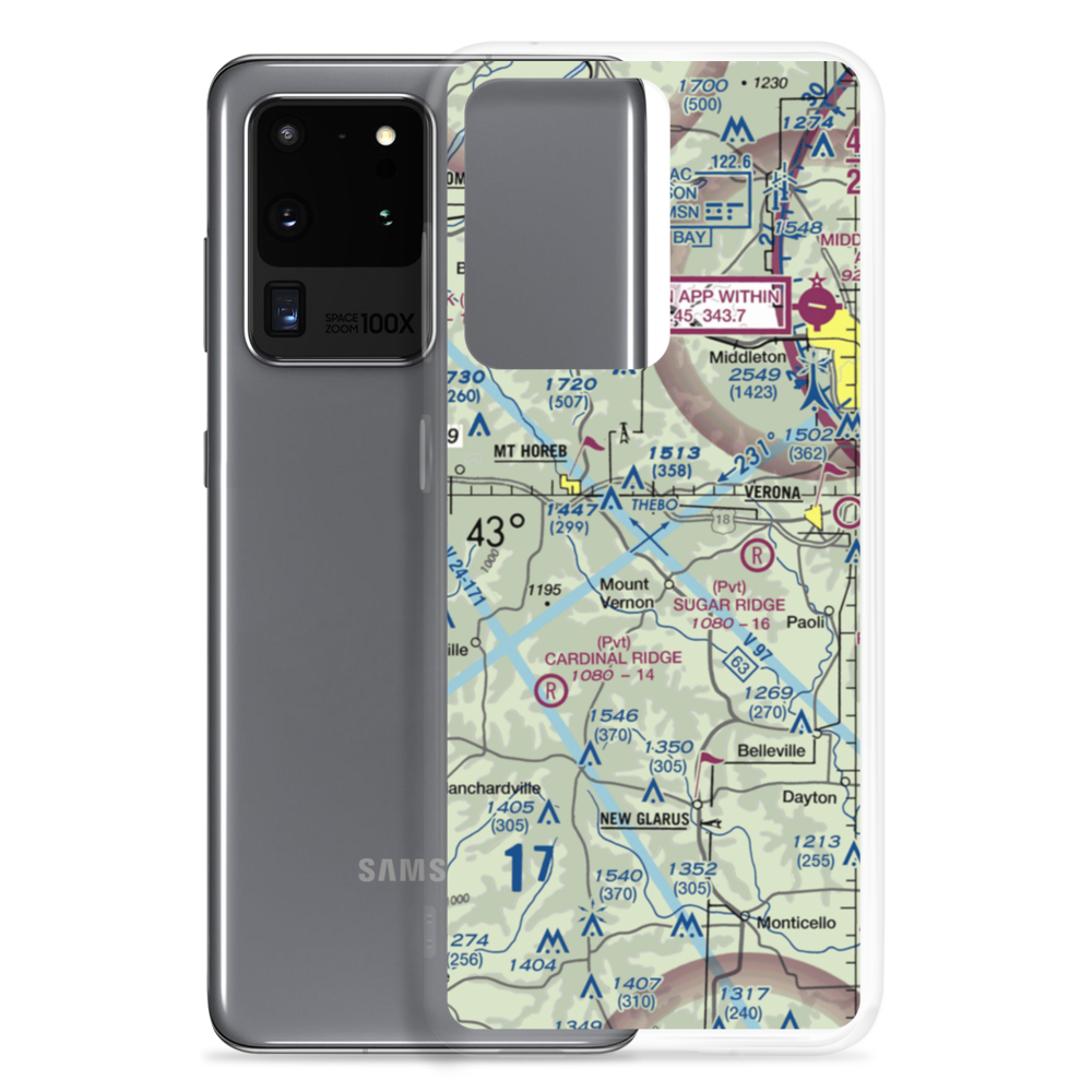 Hecklers' Strip (2WI7) VFR Sectional Samsung Case Samsung Galaxy S20 Ultra model shown