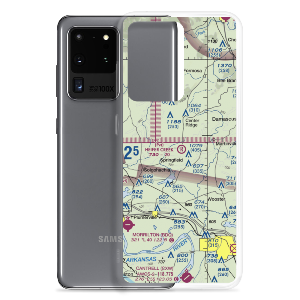 Heifer Creek Ranch Airport (16AR) VFR Sectional Samsung Case Samsung Galaxy S20 Ultra model shown