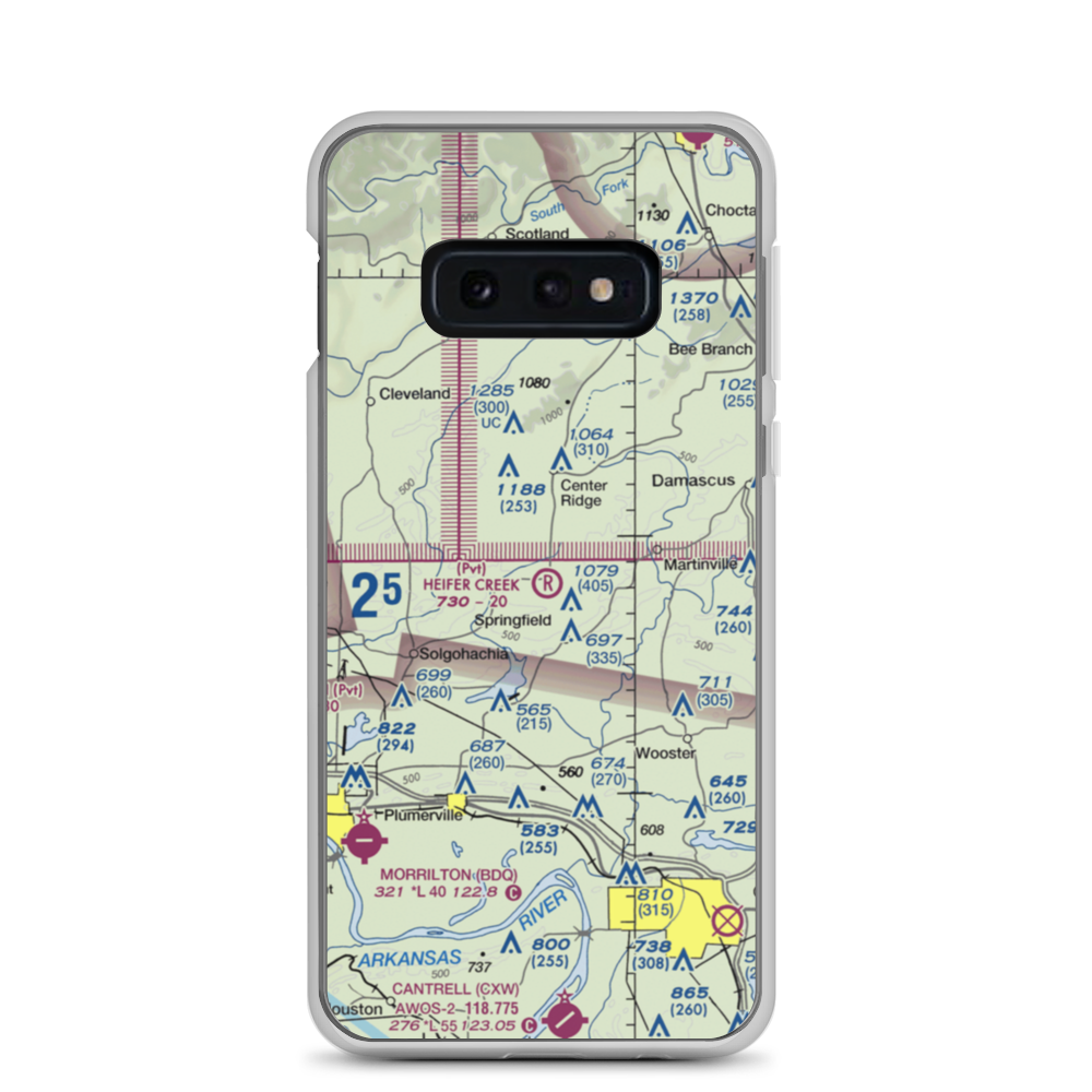 Heifer Creek Ranch Airport (16AR) VFR Sectional Samsung Case Samsung Galaxy S10e model shown
