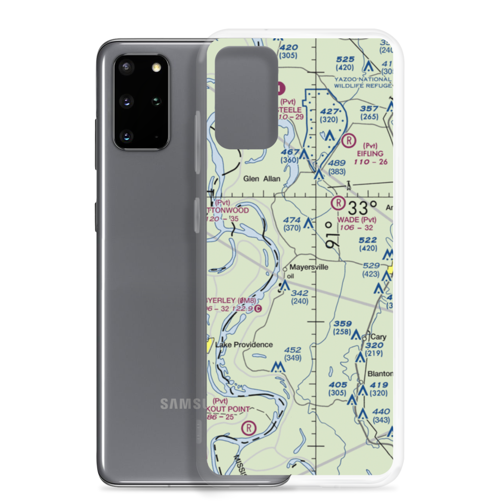 Heigle Field (MS92) VFR Sectional Samsung Case Samsung Galaxy S20 Plus model shown