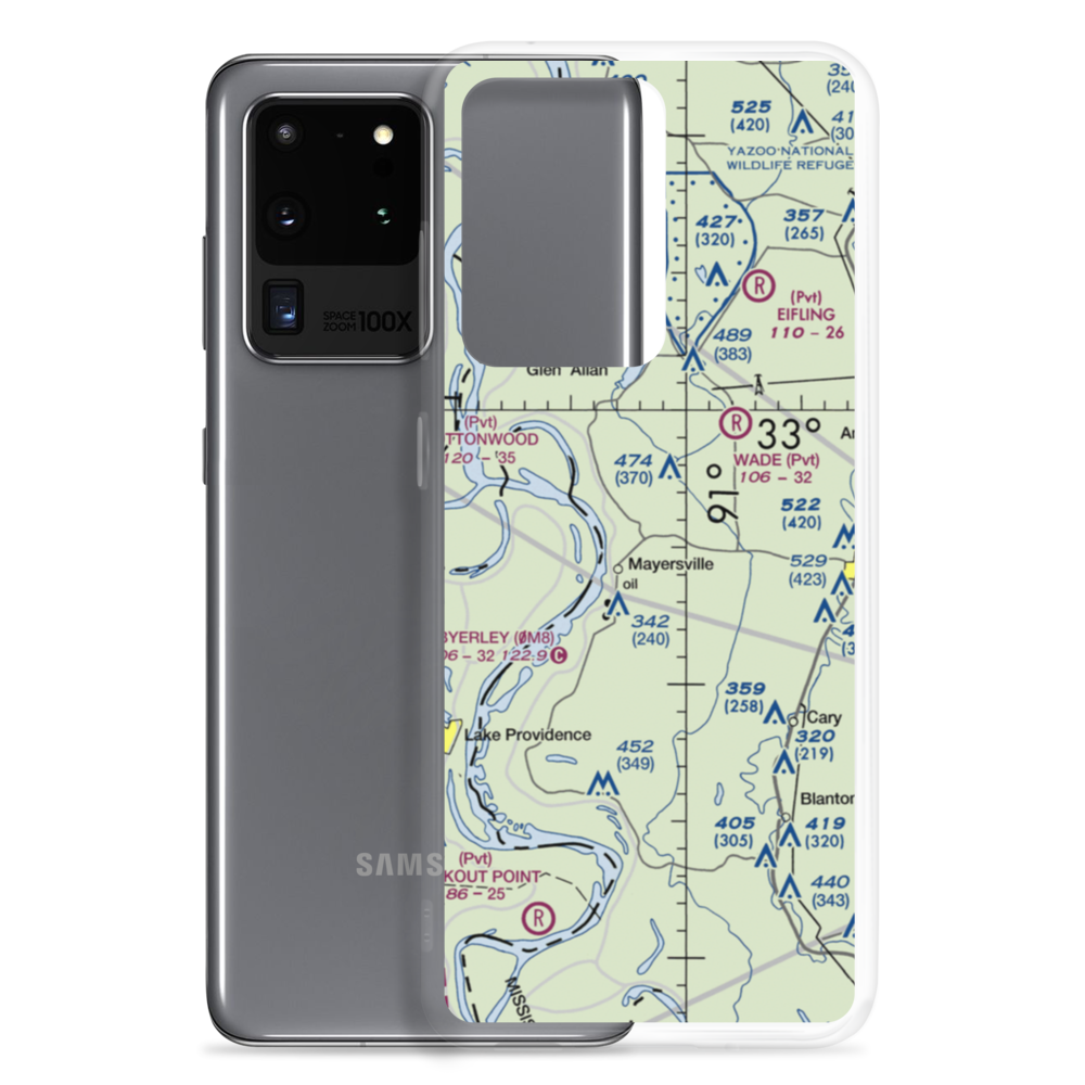 Heigle Field (MS92) VFR Sectional Samsung Case Samsung Galaxy S20 Ultra model shown
