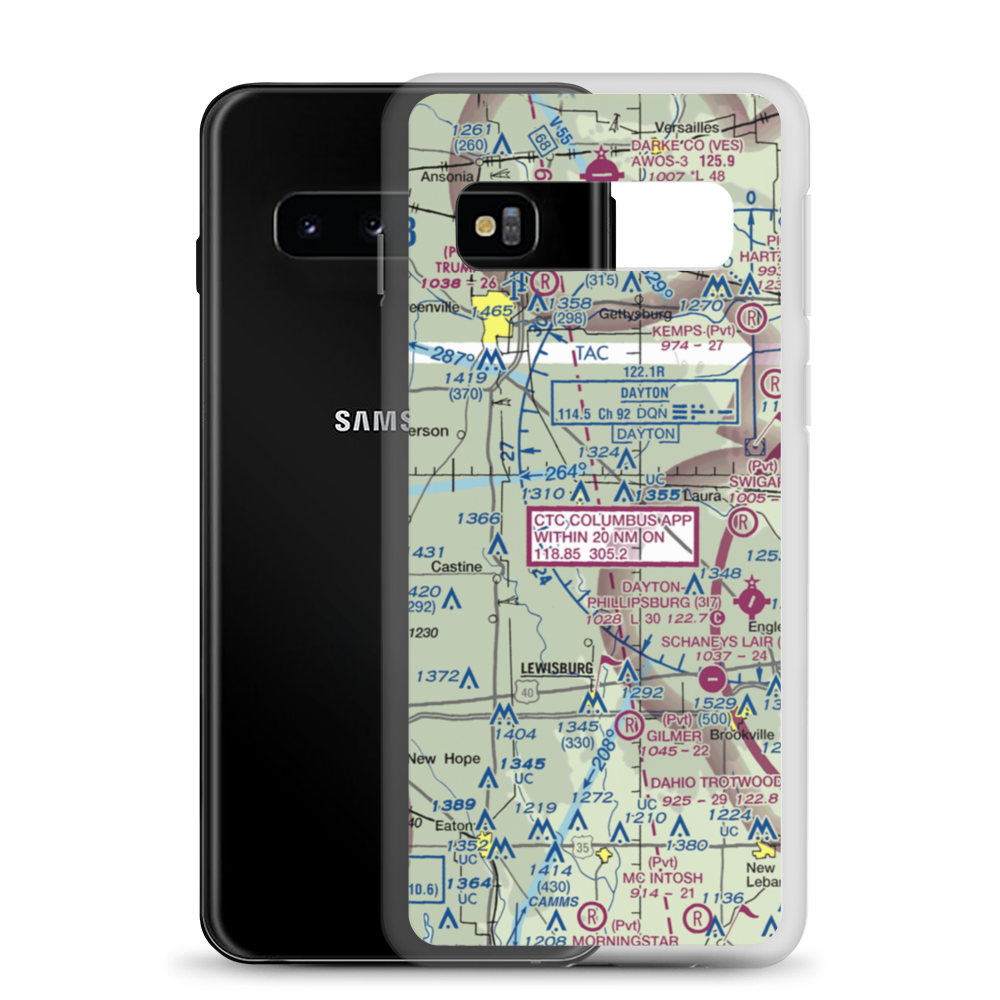 Heins Field (OA23) VFR Sectional Samsung Case Samsung Galaxy S10 model shown